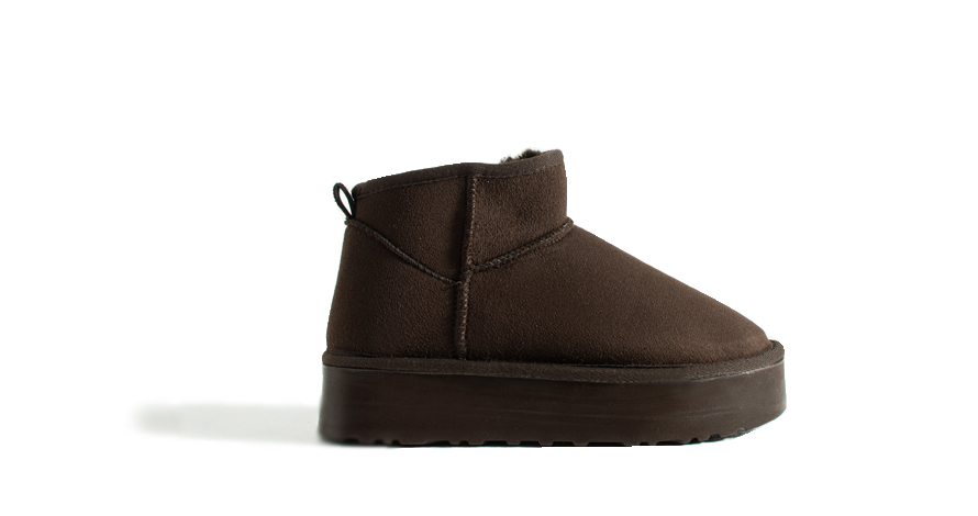 DARK HEEL Kadın Kahverengi Süet İçi Kürklü Günlük Bot